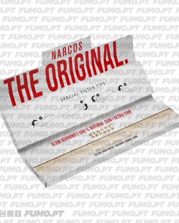 Narcos King Size Slim + Tips White Edition