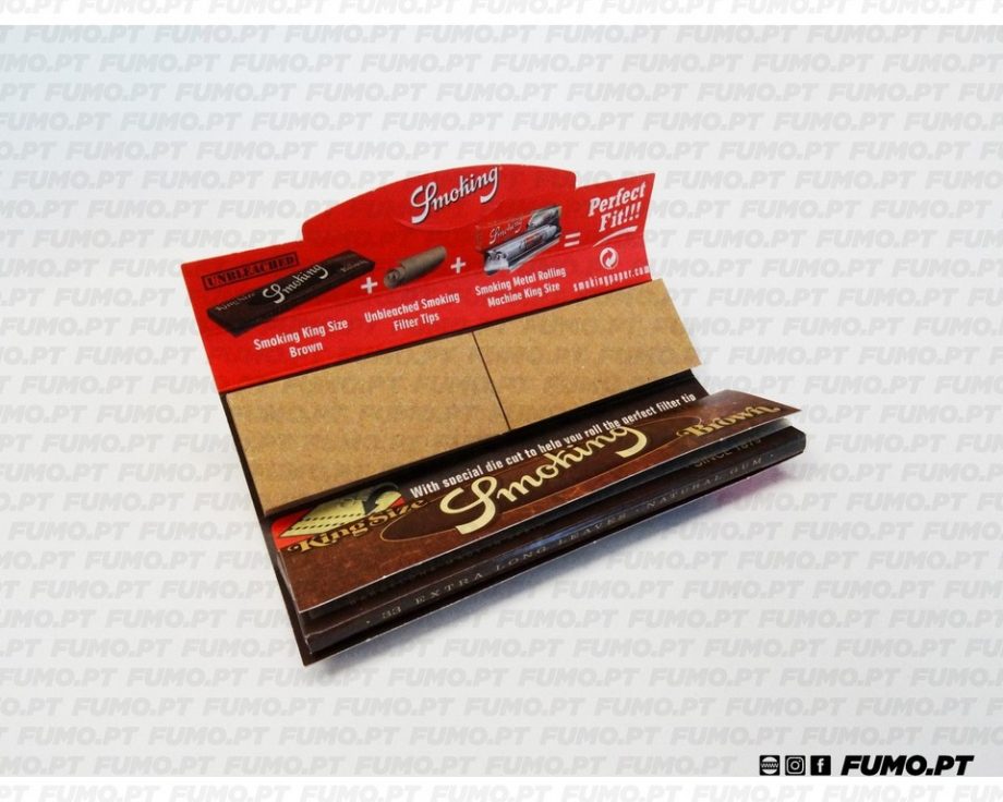 Smoking King Size Brown + Tips
