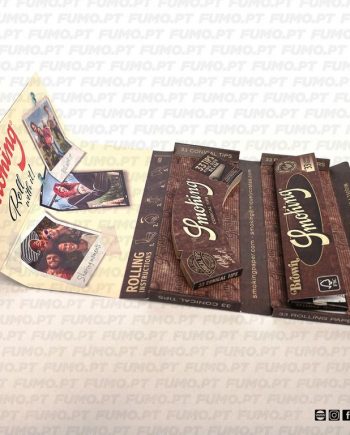 Smoking King Size Brown Luxury Rolling Kit