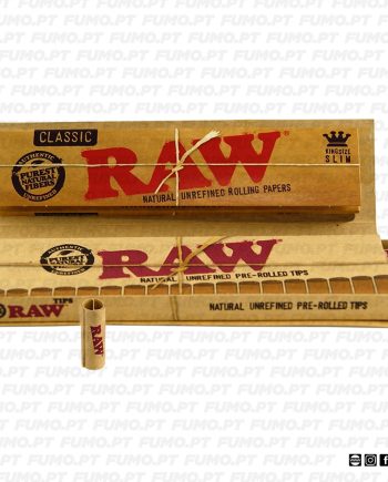 Raw King Size Slim + Pre-rolled Tips