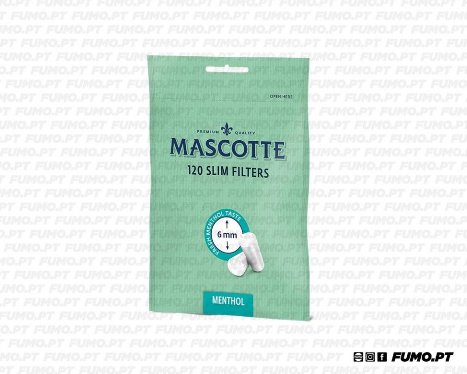 Mascotte Filtros Menthol Slim