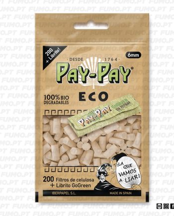 Pay-Pay Filtros Slim Eco 200 + Livro Go Green