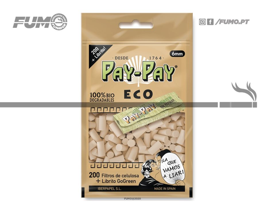 Pay-Pay Filtros Slim Eco 200 + Livro Go Green
