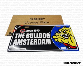 The Bulldog Amsterdam Chapa Metálica Preta