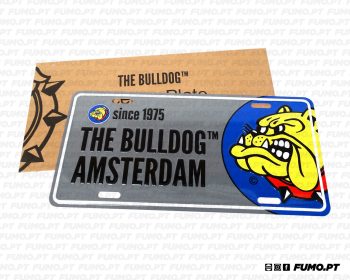 The Bulldog Amsterdam Chapa Metálica Cinza