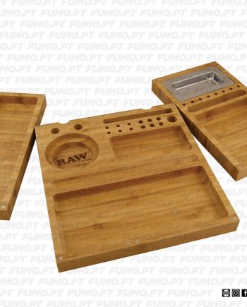 Raw Bamboo Triple Flip Rolling Tray