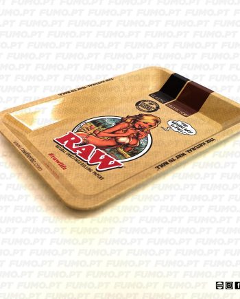 Raw Metal Rolling Tray Girl Mini