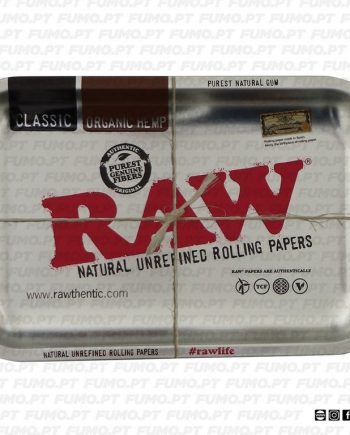 Raw Metallic Rolling Tray - Small