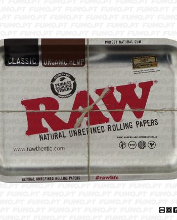 Raw Metallic Rolling Tray - Small