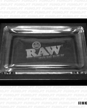 Raw Crystal Glass Rolling Tray