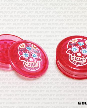 Ragga Grinder Plastic Skull Design Red
