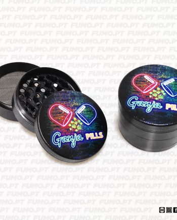 Ragga Grinder Metálico Black Neon - Ganja Pills