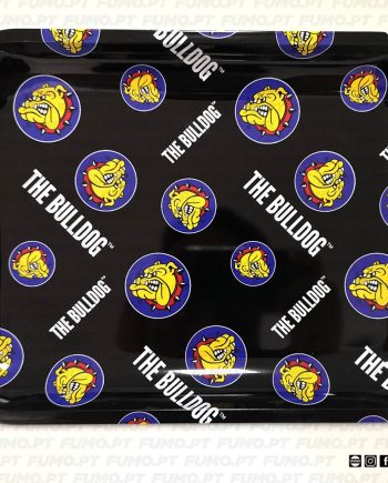 The Bulldog Metal Rolling Tray Mix Logo Medium