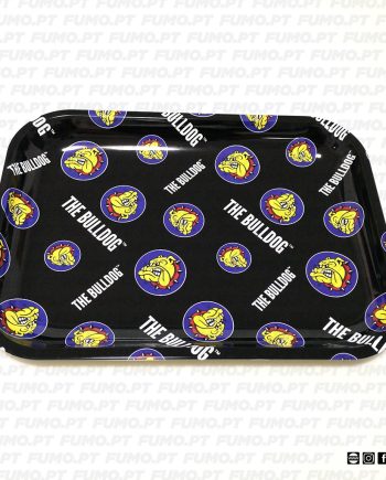 The Bulldog Metal Rolling Tray Mix Logo Large