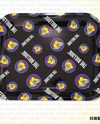 The Bulldog Metal Rolling Tray Mix Logo XL