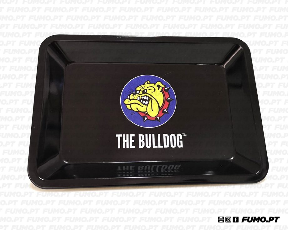 The Bulldog Metal Rolling Tray Logo Small