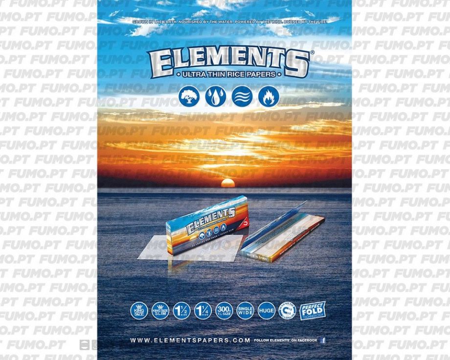 Elements Poster Blue