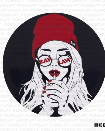 Raw Sticker Art Deco Girl