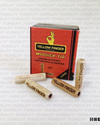 Yellow Finger Wooden Tip Long