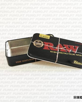 Raw Black  Metal Tin Case