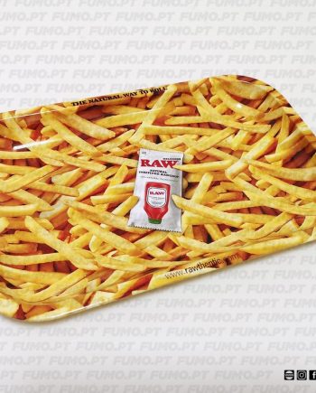 Raw Metal Rolling Tray French Fries