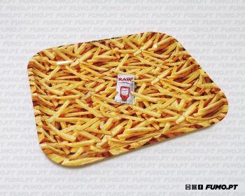 Raw Metal Rolling Tray French Fries Small