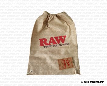 Raw Drawstring Bag Tan