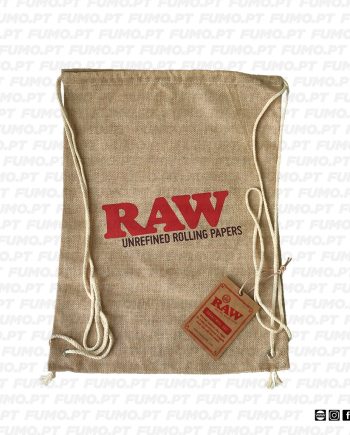 Raw Drawstring Bag Tan