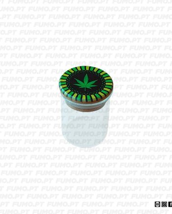 Ragga Glass Jar Leaf