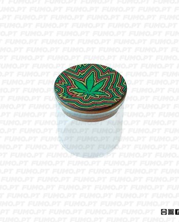 Ragga Glass Jar Leaf