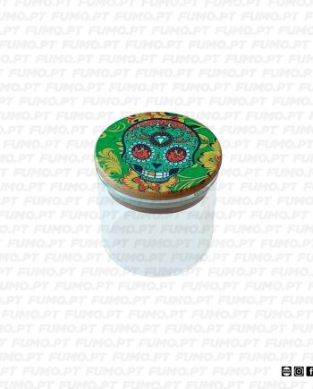 Ragga Glass Jar Skull