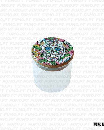 Ragga Glass Jar Skull