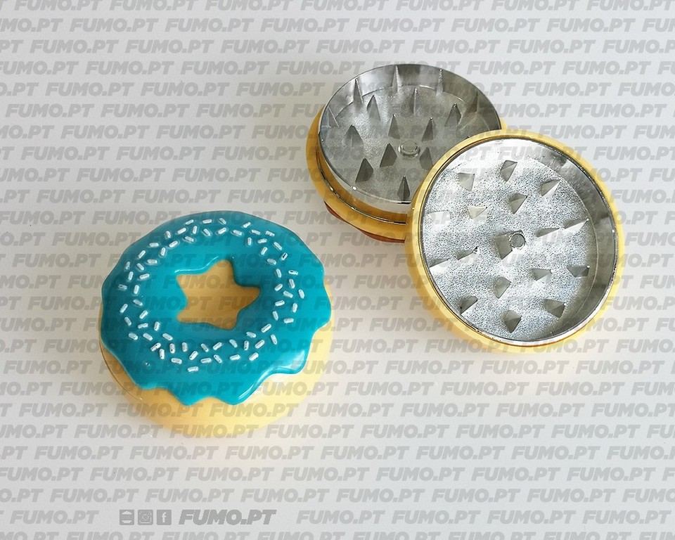 Ragga Grinder Metálico Donuts Blue FUMO.PT