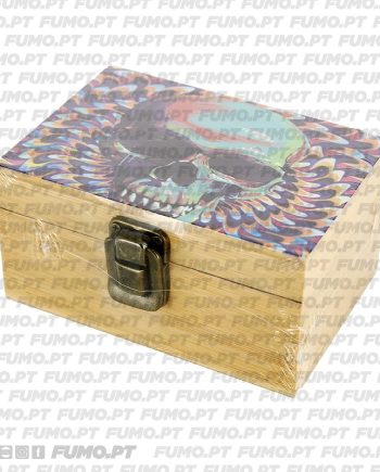 Ragga Storage Box Skull Rainbow