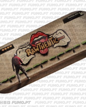 Raw Metal Skate Deck Tray - Grafitti 2