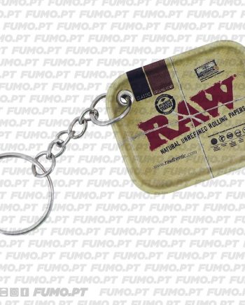 Raw Metal Tray Key Chain