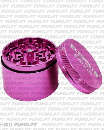 Elements Grinder Pink Aluminium 4P Large