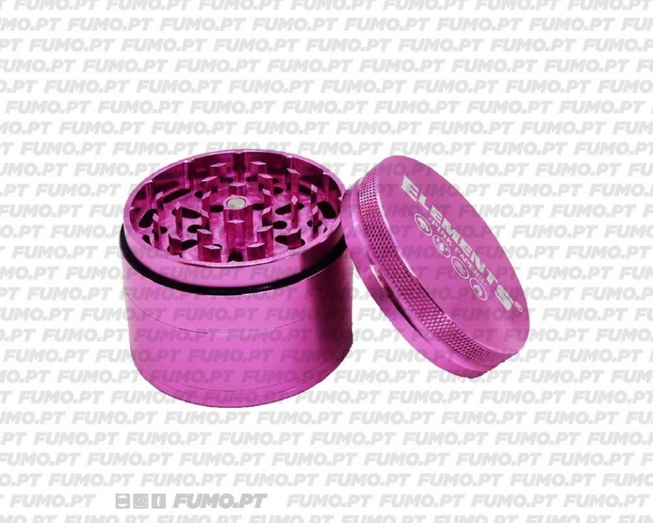 Elements Grinder Pink Aluminium 4P Large