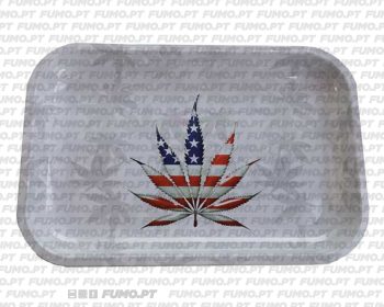 Ragga Rolling Tray US Flag Leaf