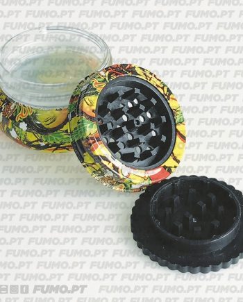 Ragga Grinder Jar Hall of Weed Rasta