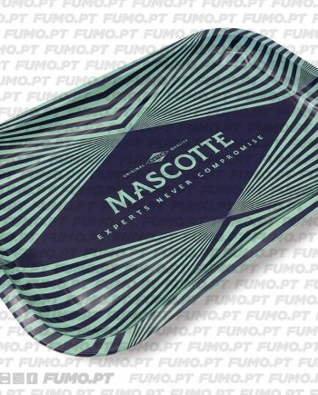Mascotte Metal Tray Small Expert Pattern Green