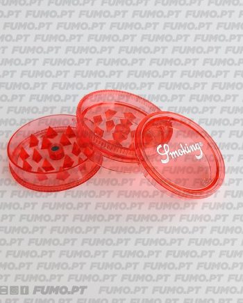Smoking Grinder Plastic Red