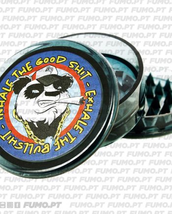 Gangsta Panda Plastic Grinder Black