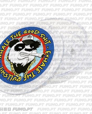 Gangsta Panda Plastic Grinder Transparent