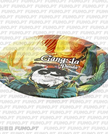 Gangsta Panda Metal Ashtray Weed Landscape