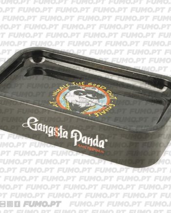 Gangsta Panda Metal Tin Black