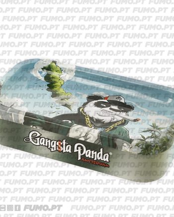 Gangsta Panda Metal Tin Weed Storm