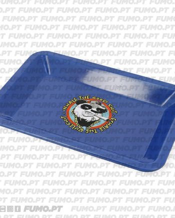 Gangsta Panda Metal Tray Blue
