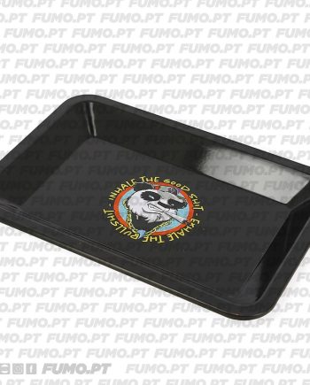 Gangsta Panda Metal Tray Black