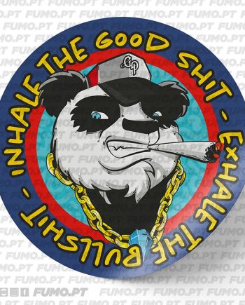 Gangsta Panda Sticker Inhale